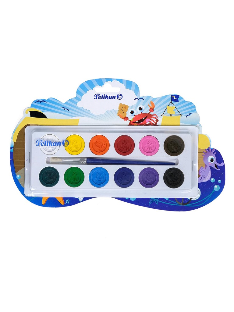 ACUARELA PELIKAN BUS ESCOLAR